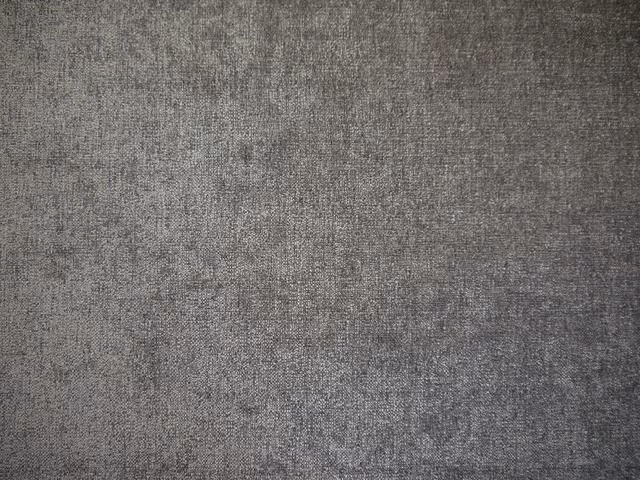 Mottled charcoal taupe chenille with subtle woven grey texture