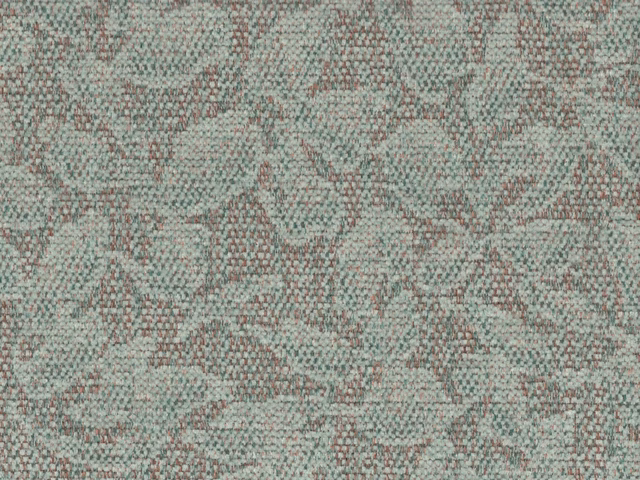 Muted sage chenille with dusty rose flecks and a softly mottled woven pattern