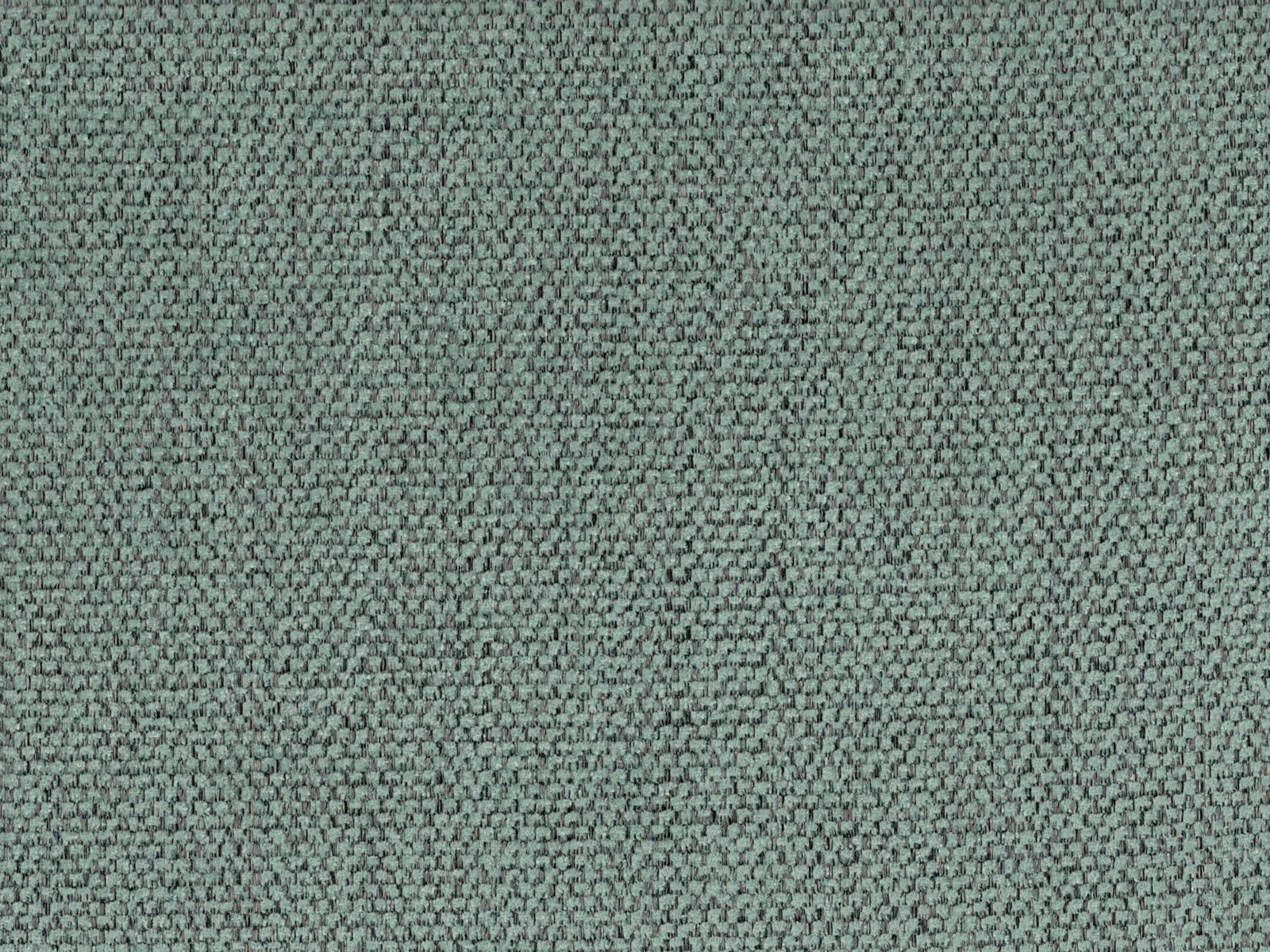 Close-up of muted sage green chenille with a fine mottled woven texture
