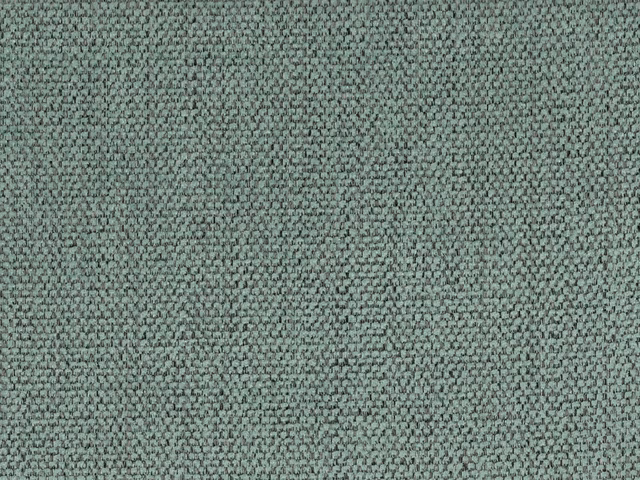 Close-up of muted sage green chenille with a fine mottled woven texture