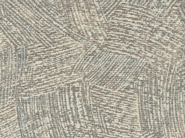 Warm stone chenille with taupe-grey broken striations and soft woven texture