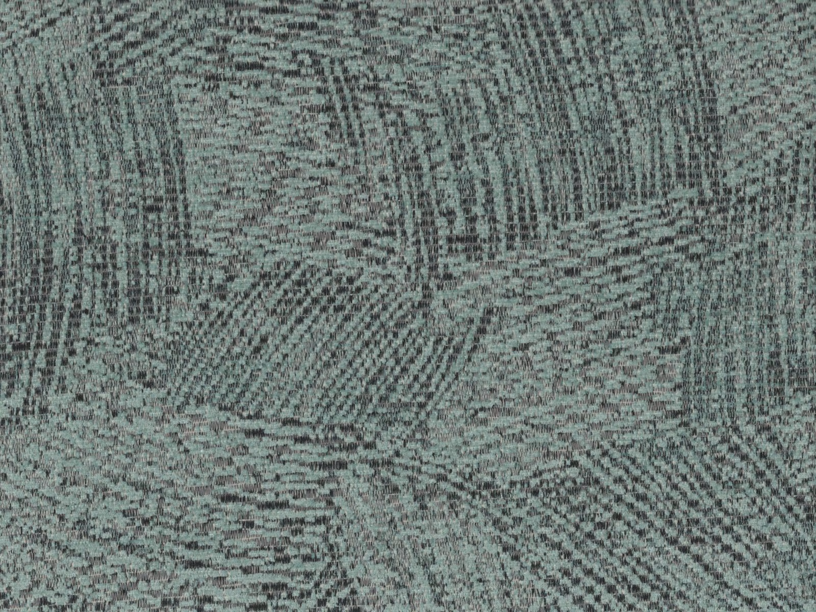 Muted blue-green chenille with charcoal flecks and irregular woven striations