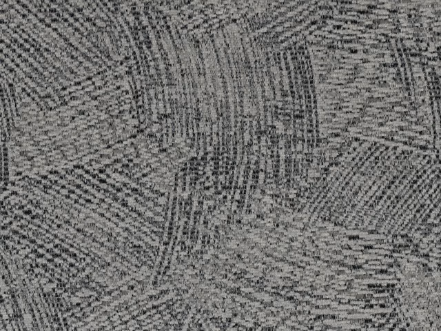 Charcoal grey chenille with sweeping broken bands and a mottled tactile weave