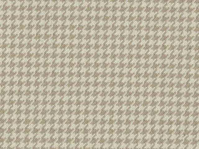 Close-up of soft taupe beige flat weave with small mottled diagonal texture