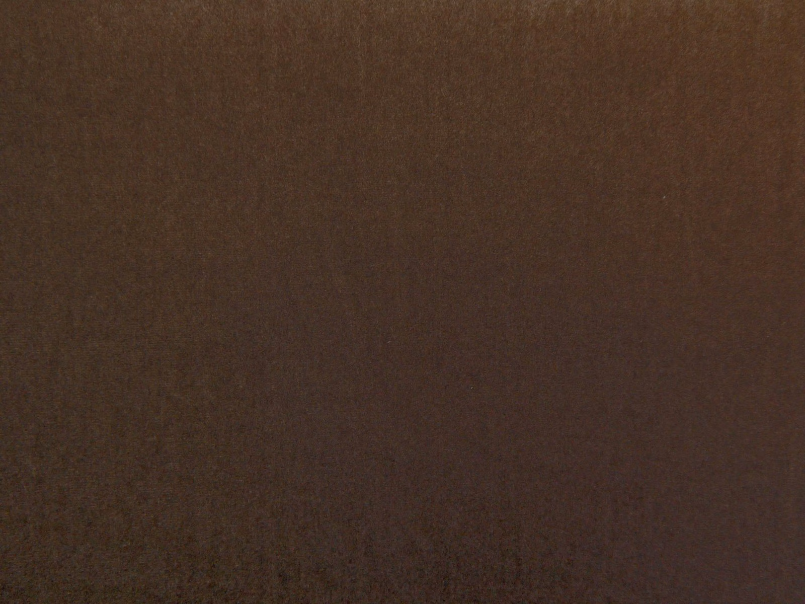 Deep chocolate-brown plain velvet with a soft, subtly shifting nap