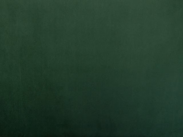 Deep forest-green velvet with a softly shifting, low-lustre pile