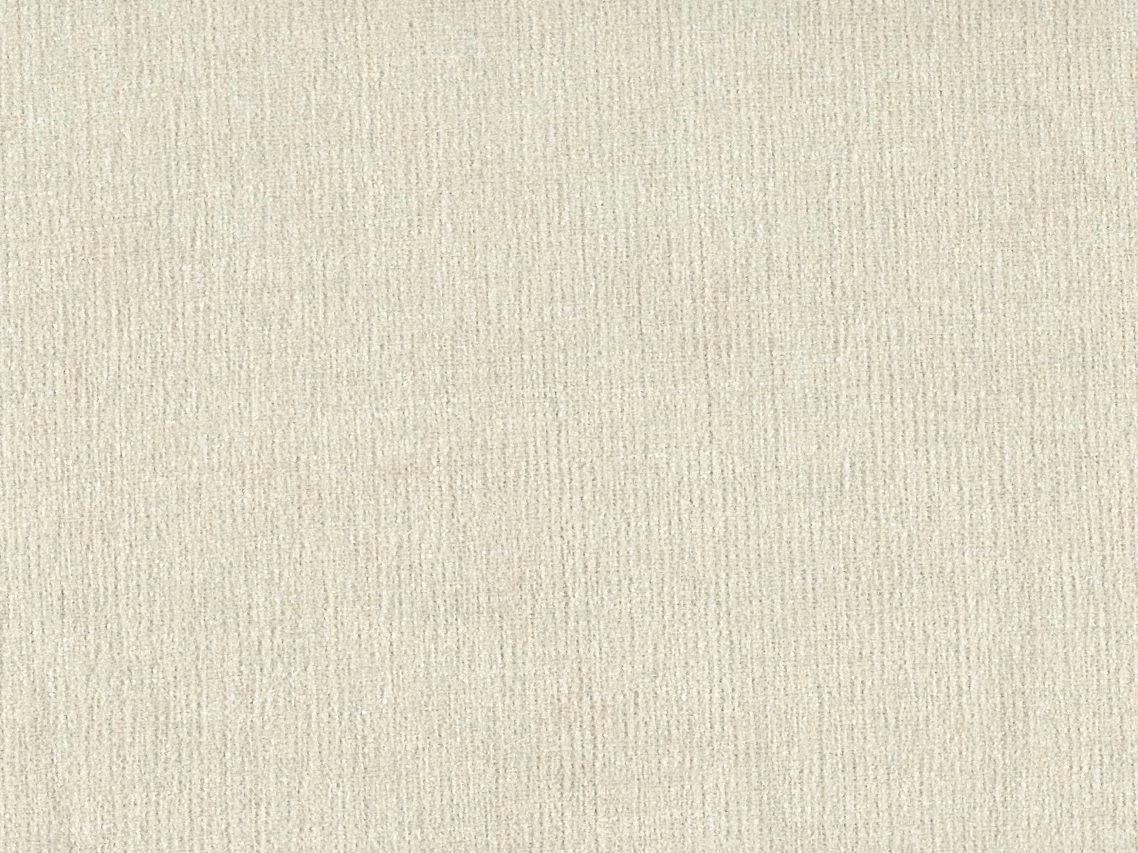 Pale ivory chenille with a fine, softly striated vertical texture