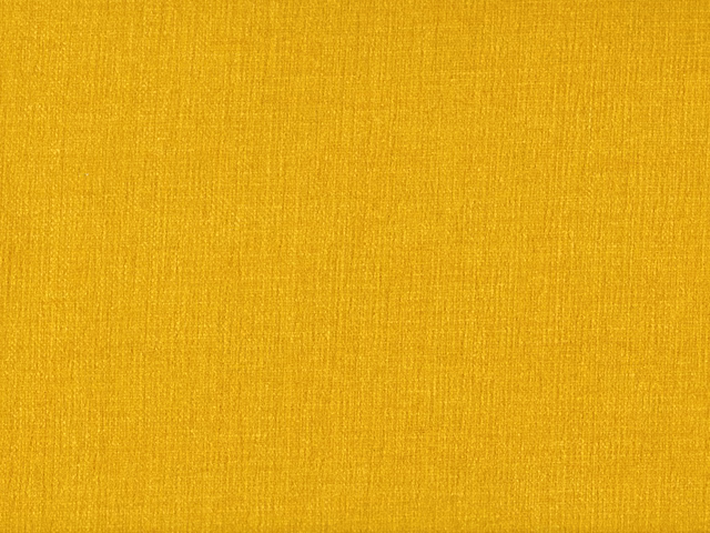 Warm golden-yellow chenille with fine vertical slub texture and softly varied surface