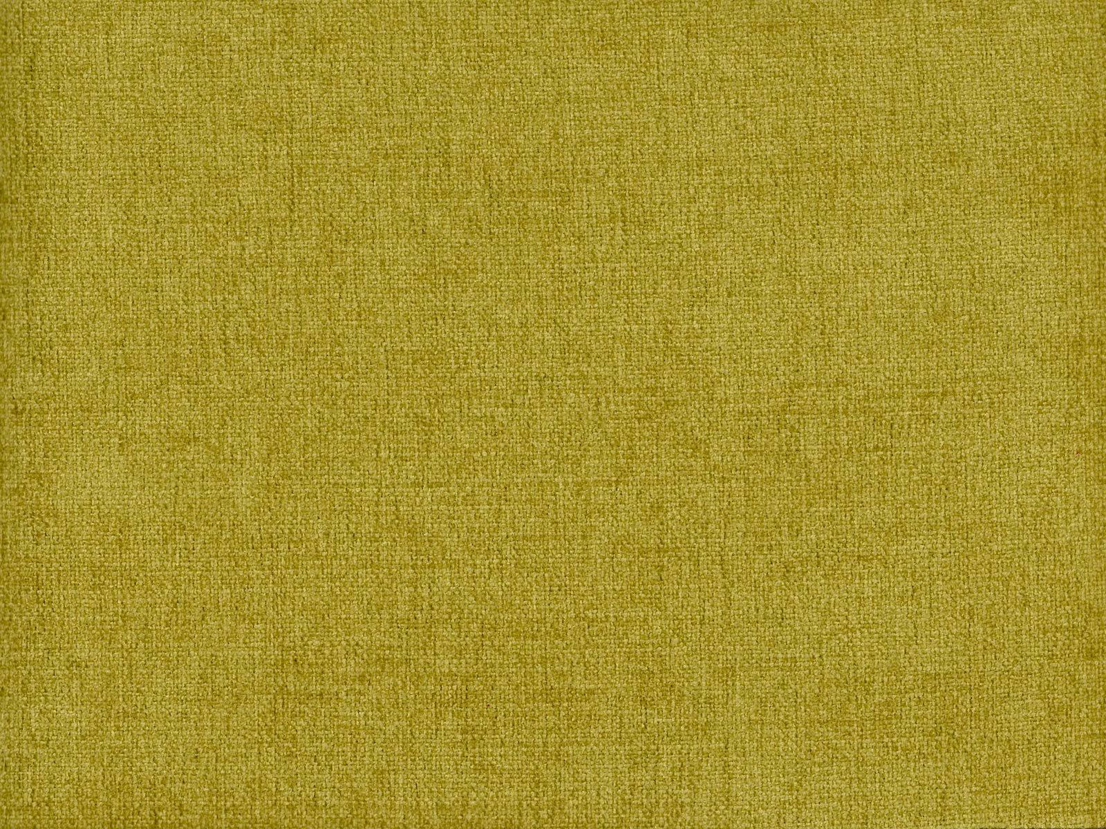 Close-up of olive-chartreuse chenille with fine, softly mottled woven texture