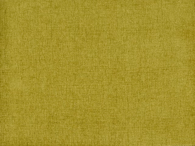 Close-up of olive-chartreuse chenille with fine, softly mottled woven texture
