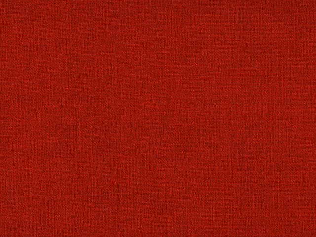 Deep crimson red chenille with subtle tonal woven texture and softly varied pile