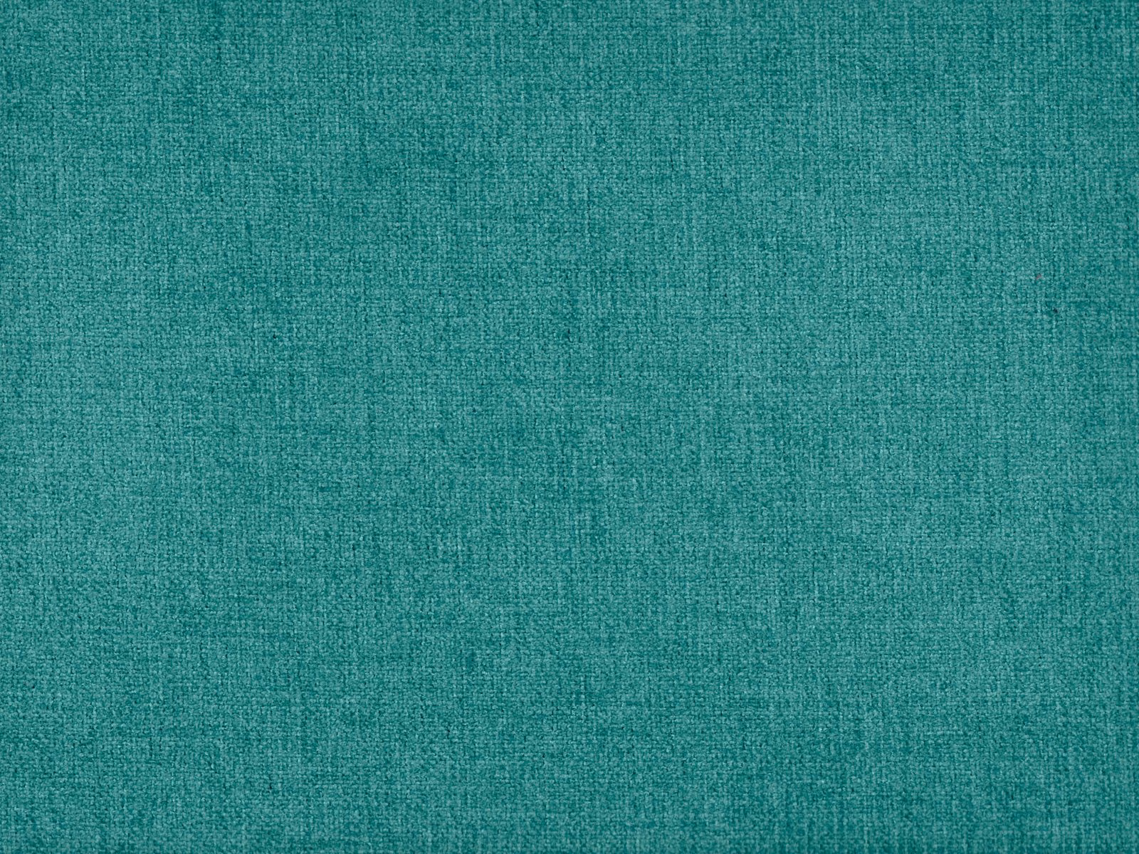 Turquoise teal chenille close-up showing fine, softly mottled woven texture