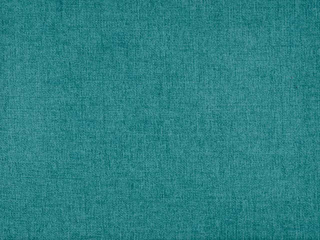 Turquoise teal chenille close-up showing fine, softly mottled woven texture