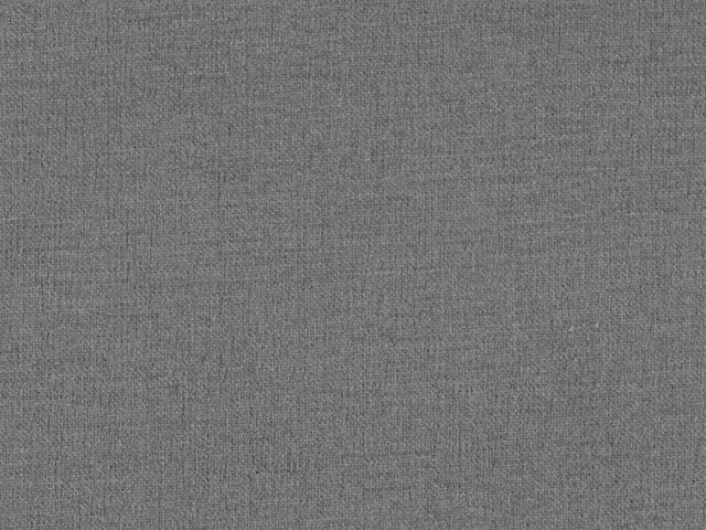 Close-up of cool mid-grey chenille with a fine, softly pebbled woven texture
