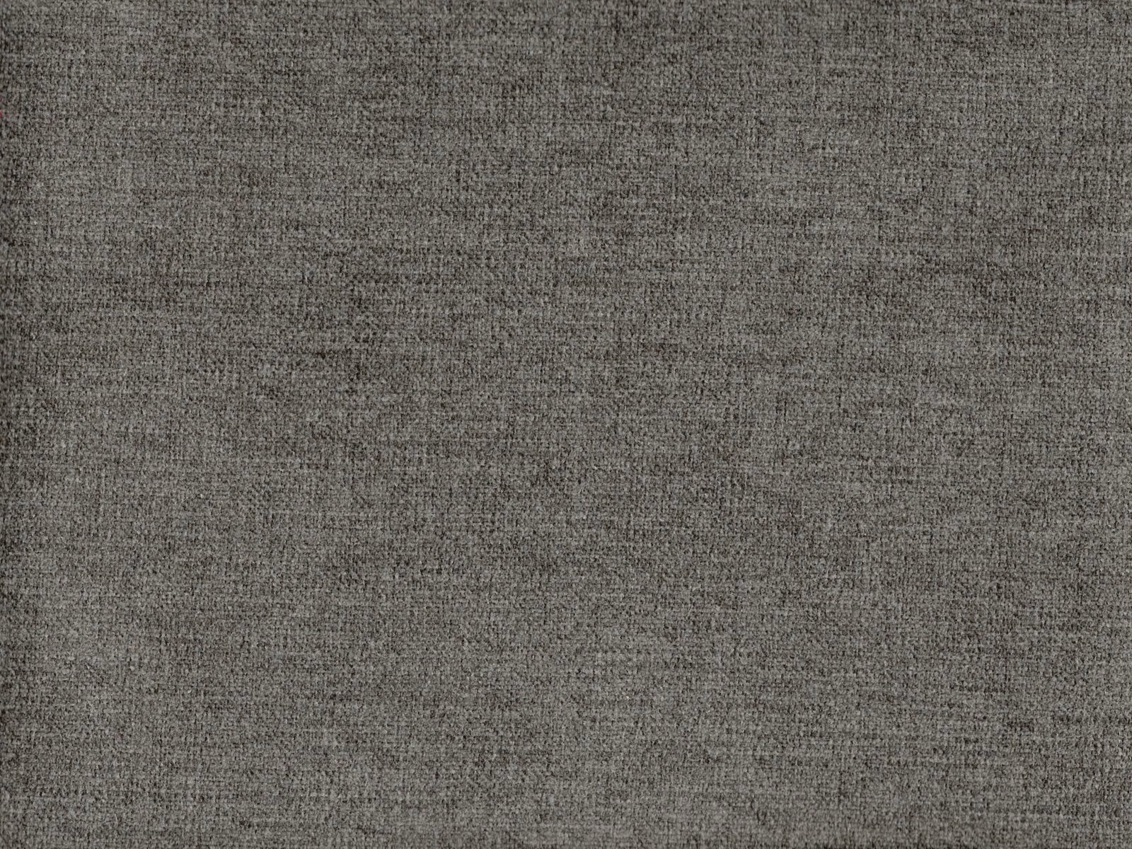 Close-up of CAN2479 chenille in mottled warm grey with a fine woven texture
