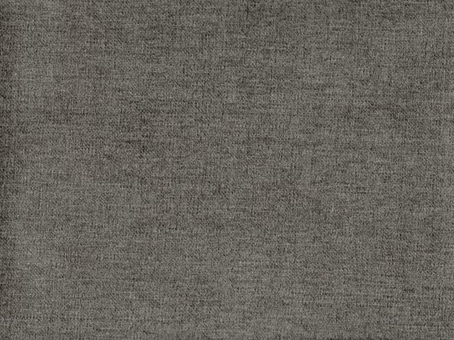 Close-up of CAN2479 chenille in mottled warm grey with a fine woven texture