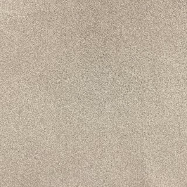 Warm stone-taupe chenille swatch with a fine mottled nap and soft light variation
