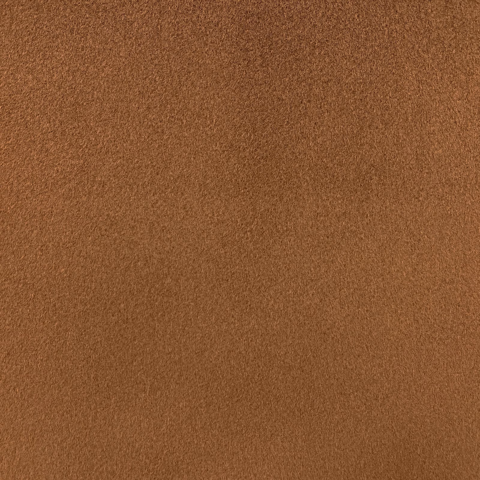 Warm cinnamon-brown chenille with a soft, finely napped plain surface