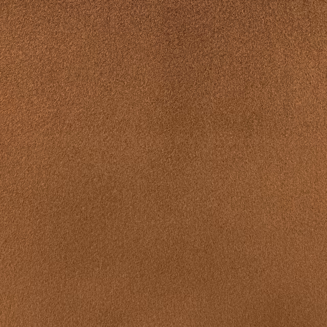 Warm cinnamon-brown chenille with a soft, finely napped plain surface
