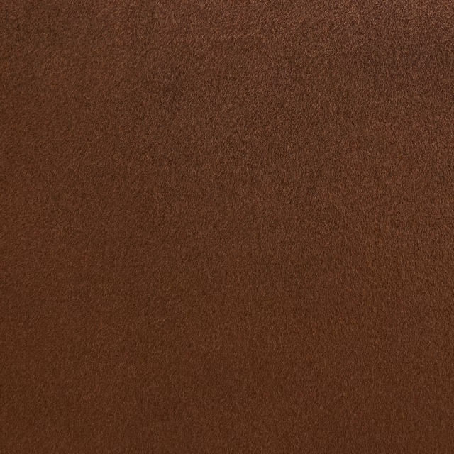 Warm chestnut-brown chenille with a softly mottled, close napped surface