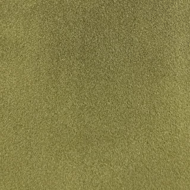 Muted moss-olive chenille with a fine, softly brushed pile and subtle tonal variation