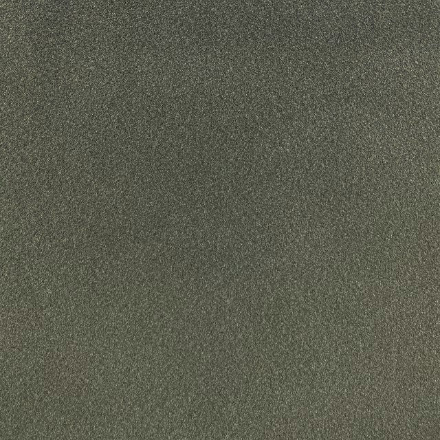 Muted olive-grey chenille with a fine, softly nubby plain weave