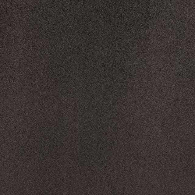 Close-up of deep charcoal-brown chenille with a softly mottled, light-catching pile