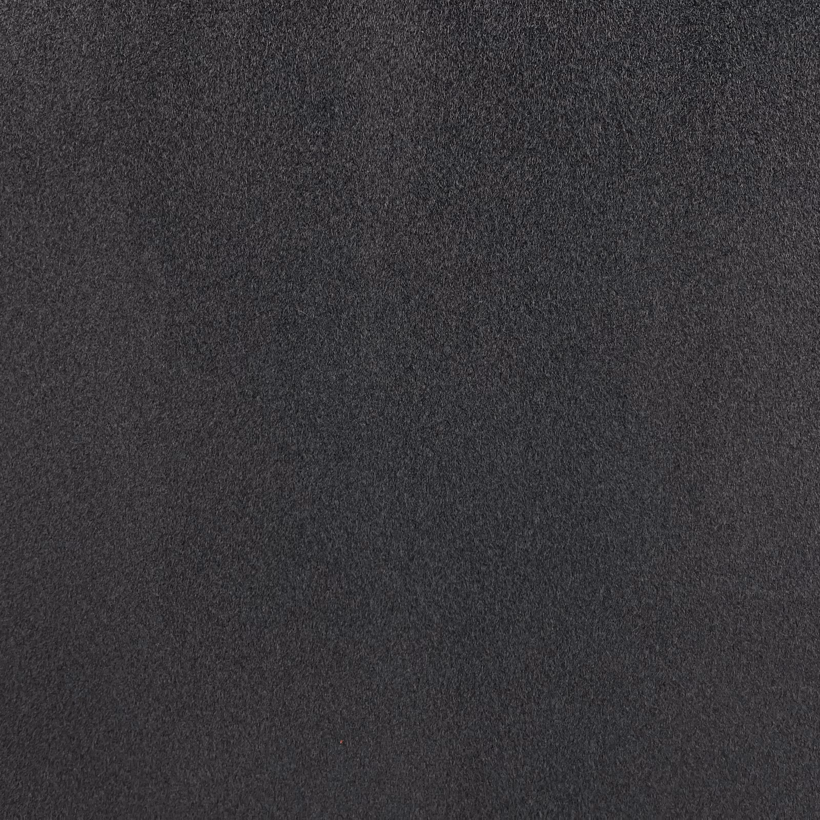 Deep charcoal chenille with a fine, softly mottled surface