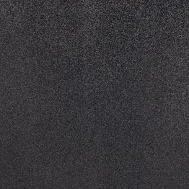 Deep charcoal chenille with a fine, softly mottled surface