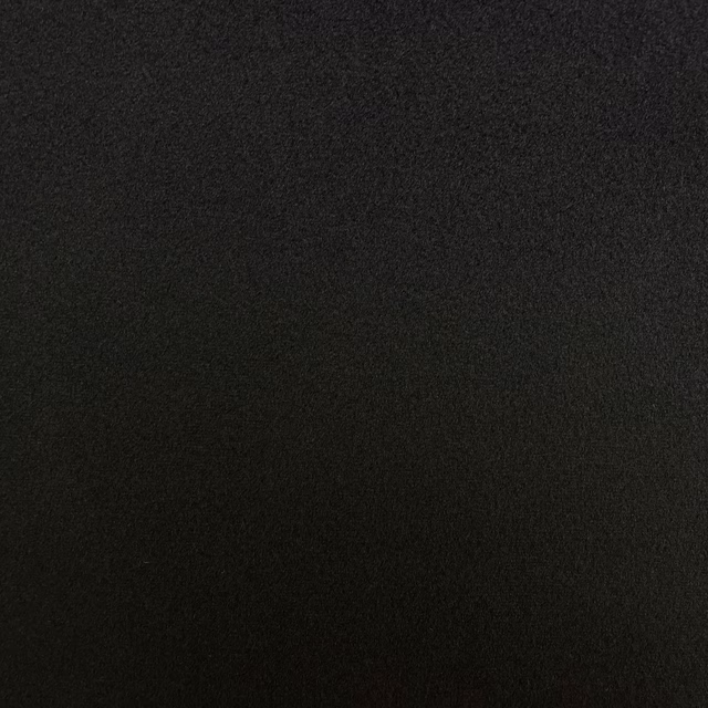 Deep charcoal-black chenille swatch showing a fine, subtly textured surface