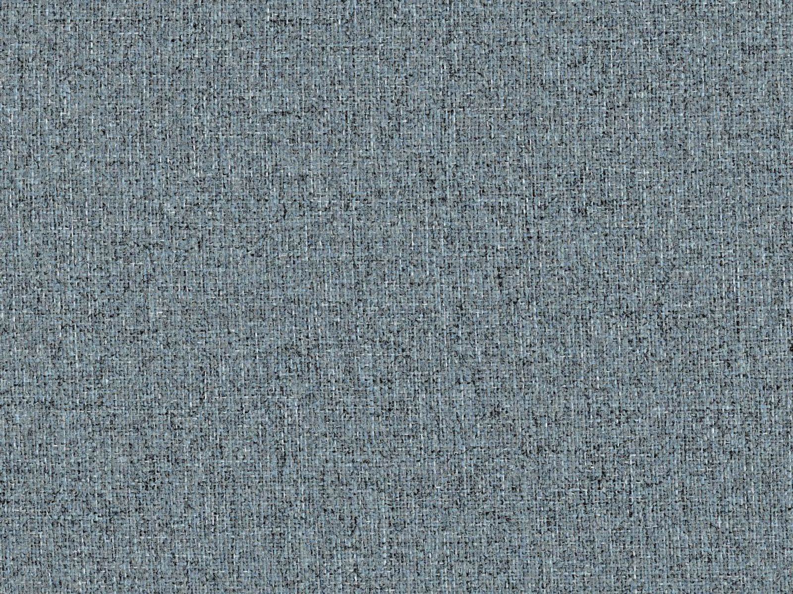 Close-up of blue-grey mottled chenille with a dense, finely textured weave