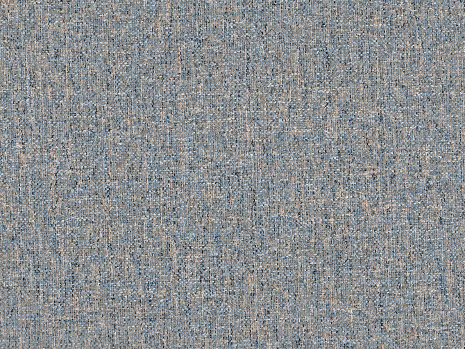 Blue-grey chenille with fine taupe flecks and a softly variegated woven surface