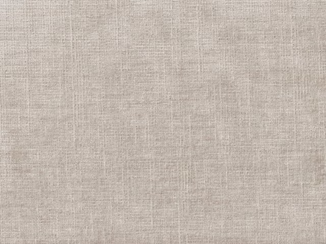 Pale warm greige chenille with a fine irregular crosshatched weave