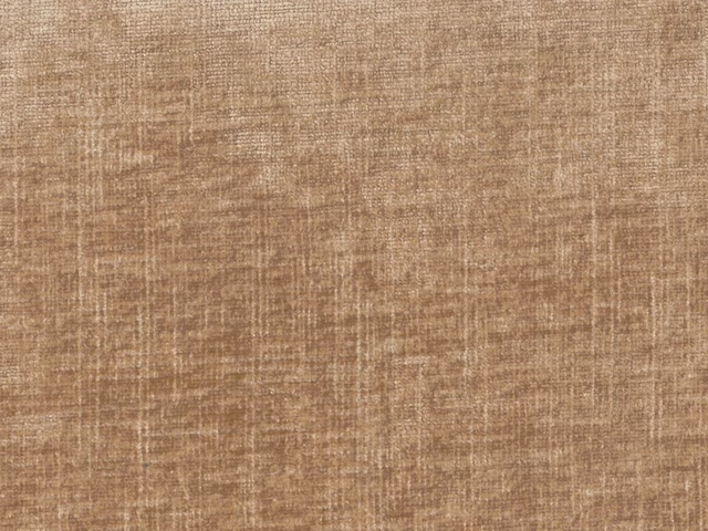 Warm taupe-brown chenille with subtle crosswoven texture and softly varied tonal shading