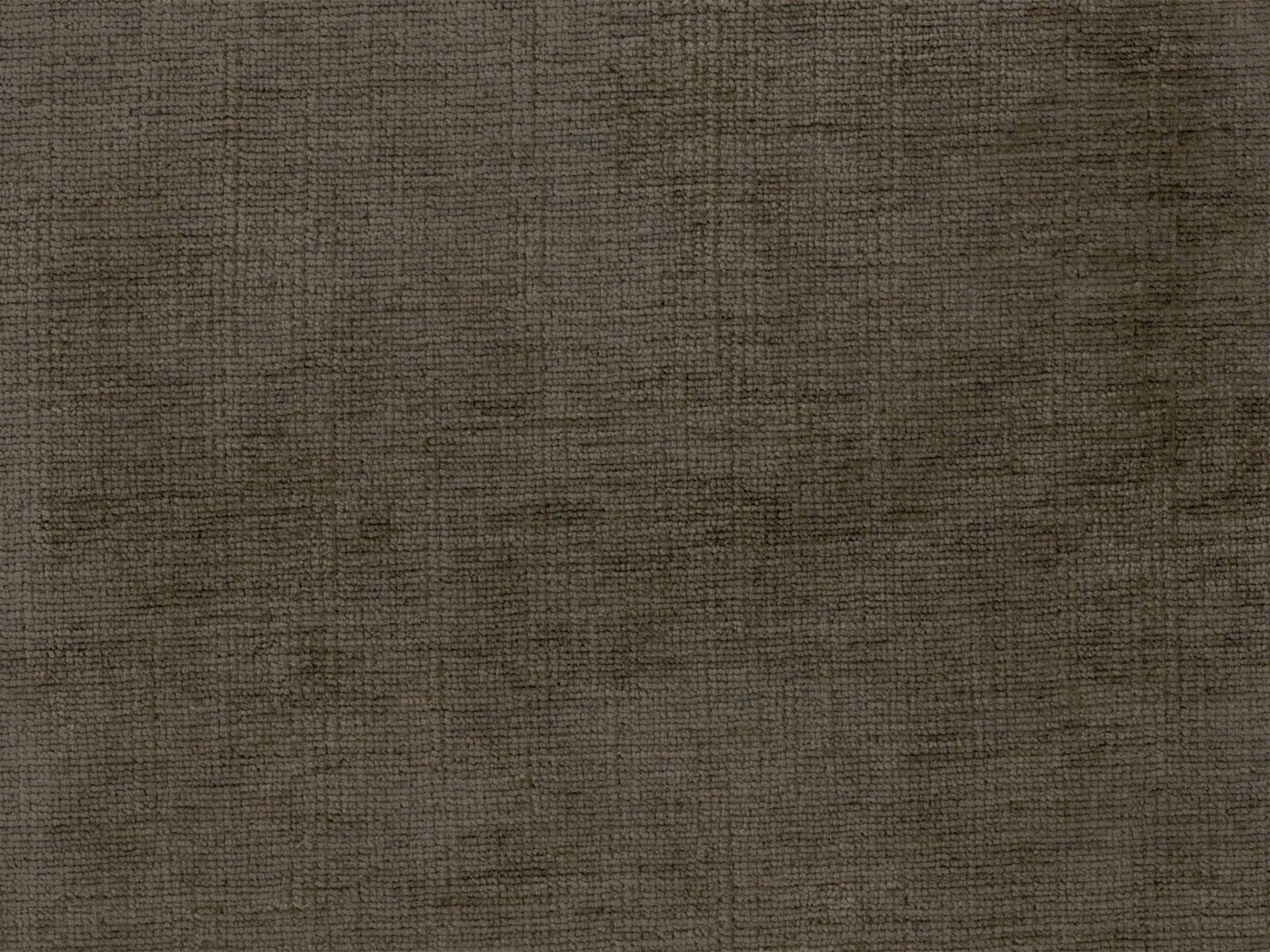 Deep taupe-brown chenille with subtle crosshatched woven texture