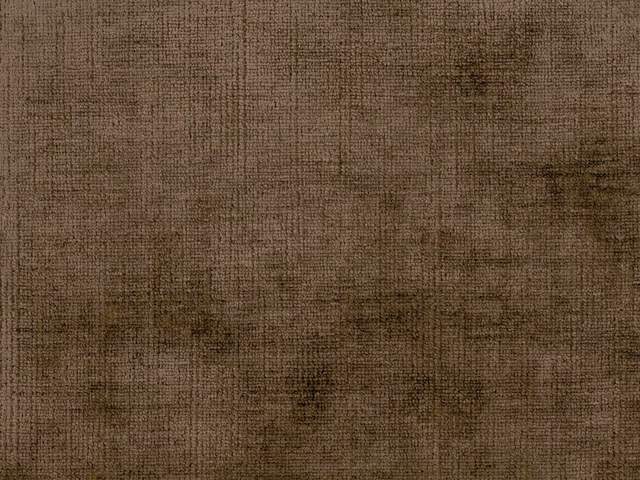 Mottled warm brown chenille with fine crosshatched weave and darker tonal flecks