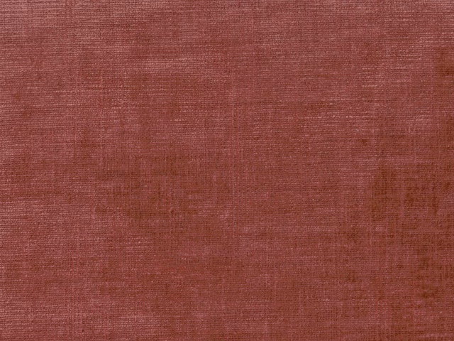 Dusty berry-red chenille with a fine crosswoven texture and softly shaded surface
