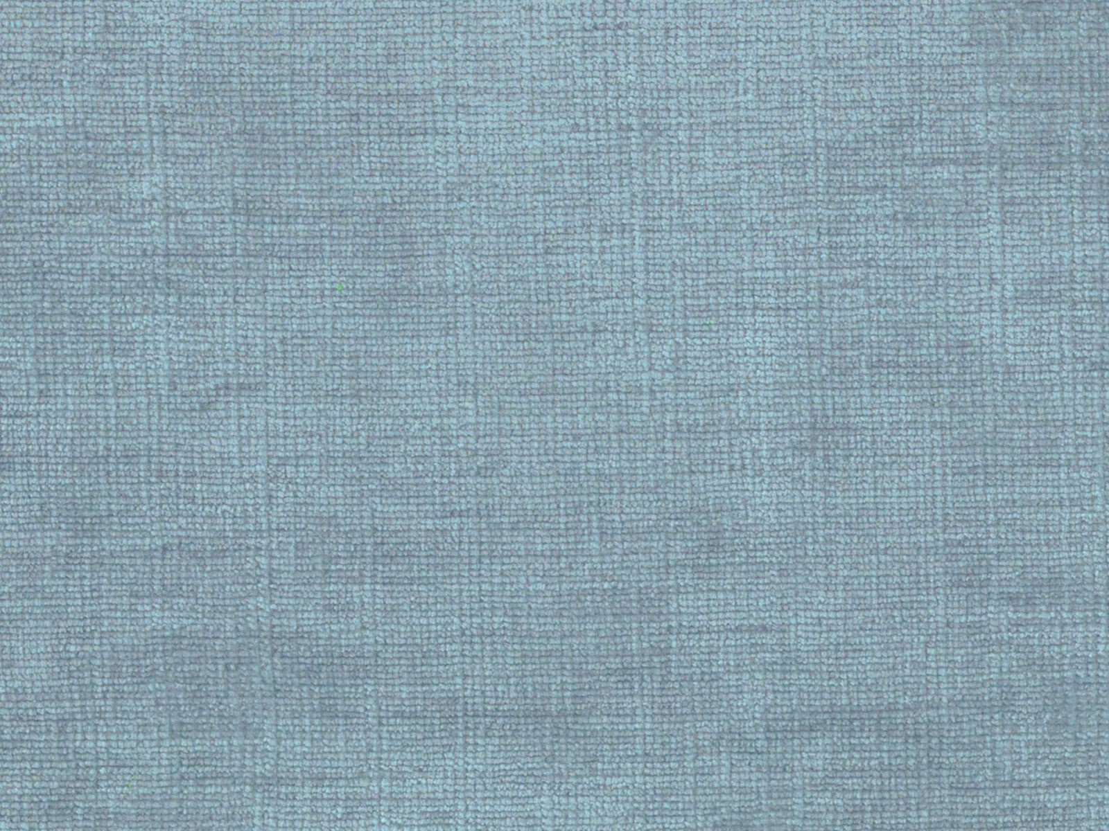 Muted blue-teal chenille with a fine crosshatched weave and softly mottled surface
