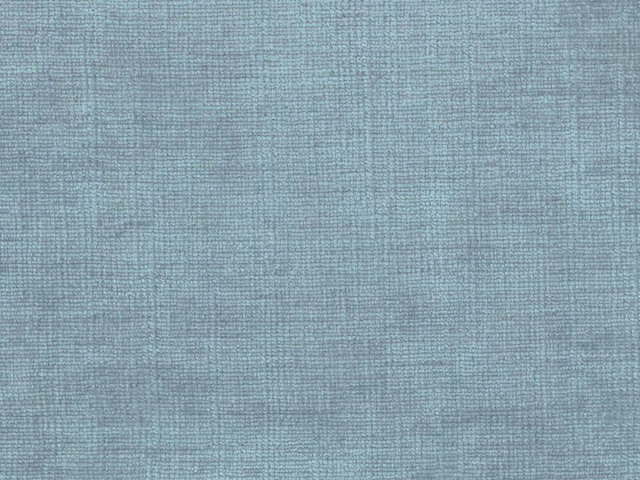 Muted blue-teal chenille with a fine crosshatched weave and softly mottled surface
