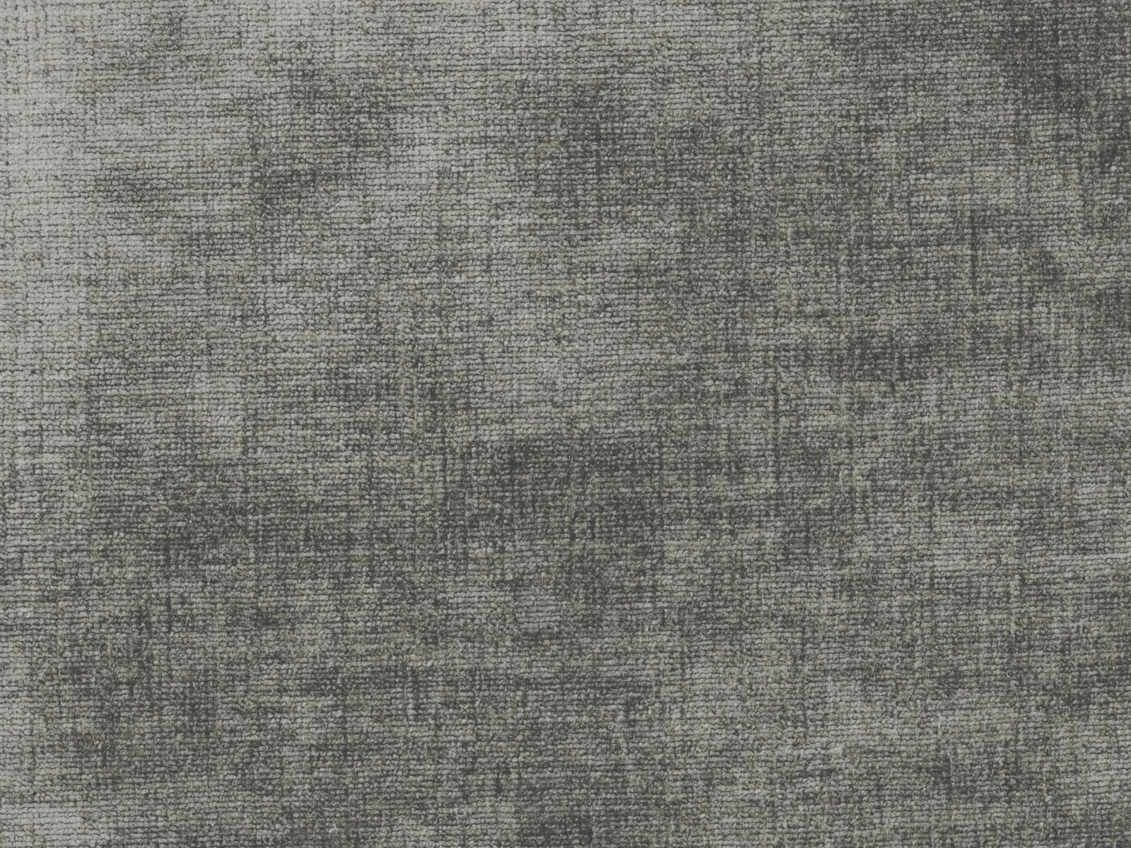 Mottled charcoal grey chenille with fine intersecting woven lines and soft tonal texture
