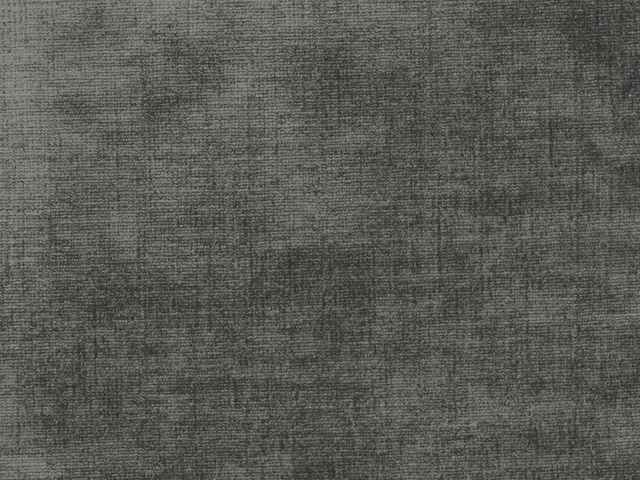 Charcoal-grey chenille with a fine mottled crosshatch texture in close-up