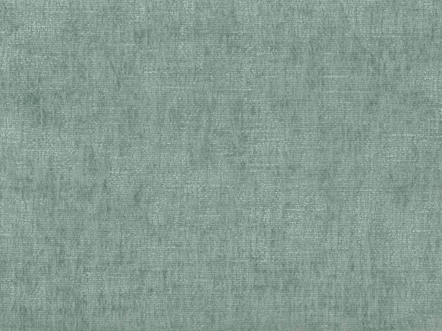 Close-up of muted sage green chenille with fine tonal woven texture