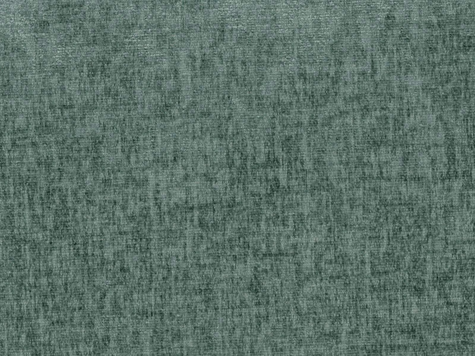 Muted sage-green chenille with blue-grey flecking and a finely mottled woven surface