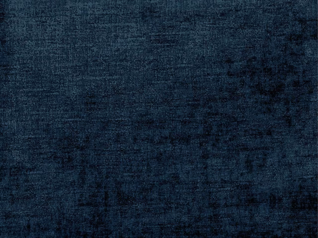 Deep blue-teal chenille with softly mottled woven texture and shadowed variation