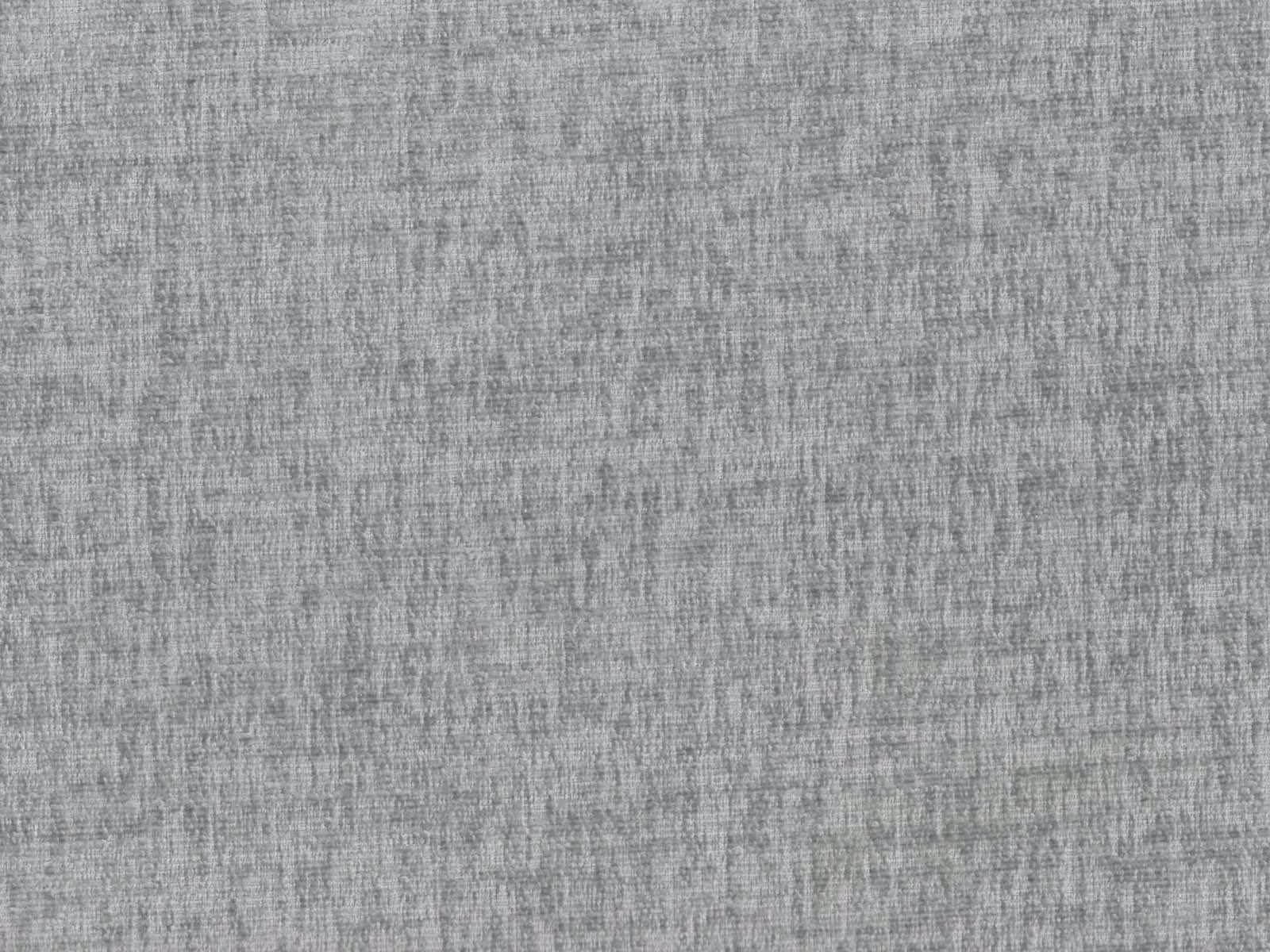 Cool silver-grey chenille with fine charcoal threads and softly mottled woven texture