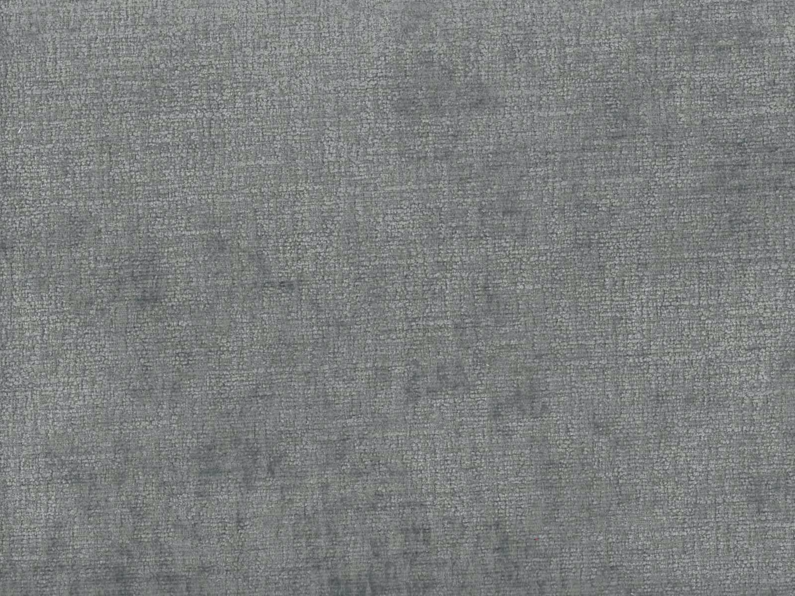 Cool grey chenille with a fine, softly mottled woven texture