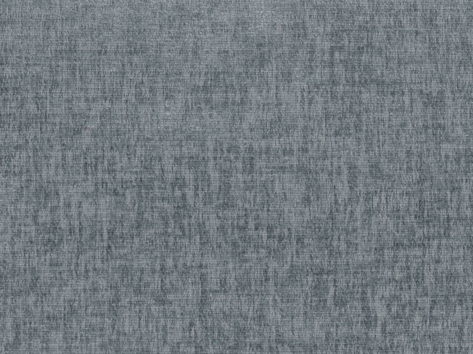 Cool blue-grey chenille with softly mottled charcoal striations and a low sheen
