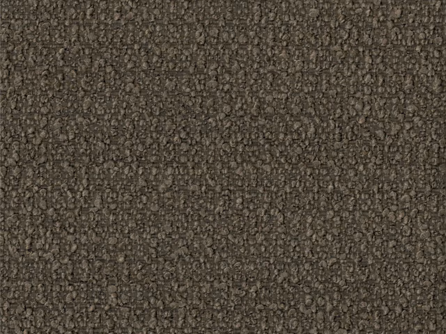 Deep taupe-brown Cortona boucle showing dense looped texture and subtle tonal variation