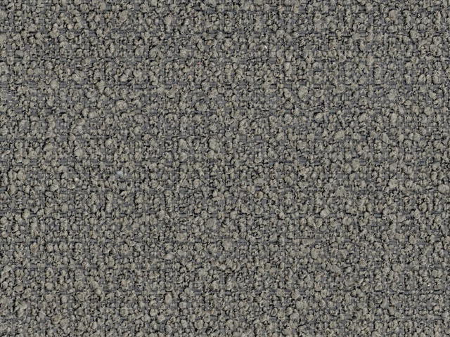 Mottled cool grey and taupe boucle with charcoal flecks and nubby texture
