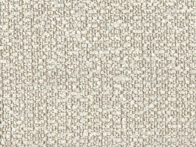 Warm ivory boucle with fine grey-beige flecks and irregular raised loops